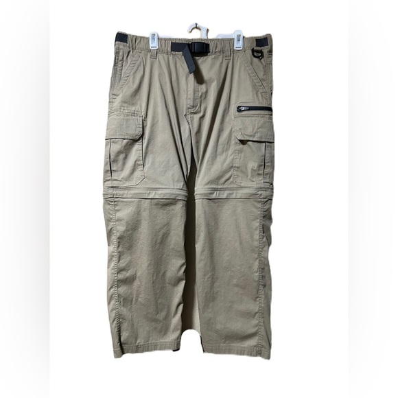 BC clothing Other - BC Clothing Company Pants Sz XXL X 30 Hiking Cargo Shorts Khaki Convertible